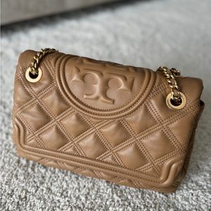 Tory Burch Fleming Convertible Should Bag | Tiramisu color